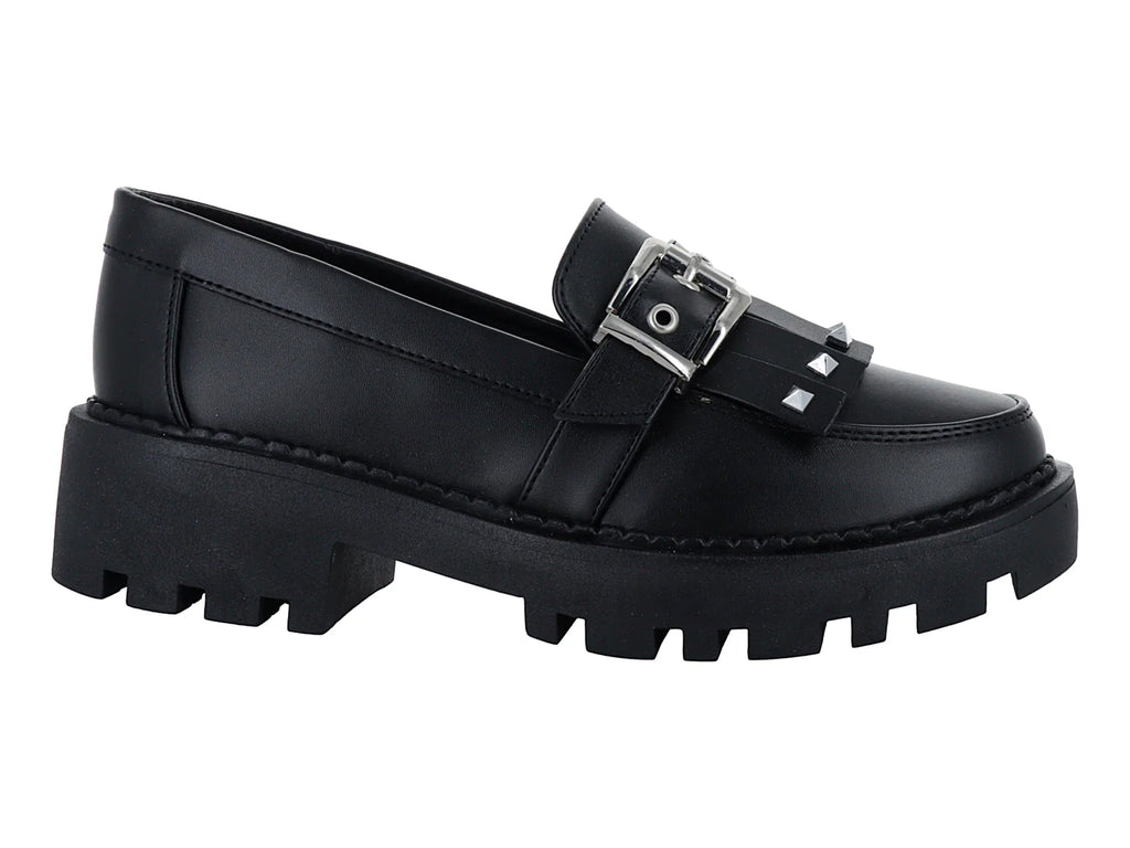 Zapatos Mocasines Negros MELIANA para Mujer