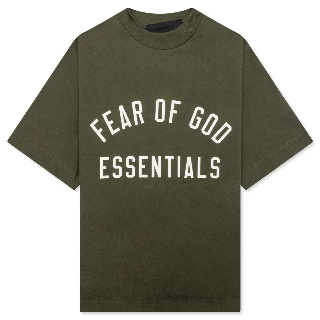Kids Jersey Crewneck Tee Military