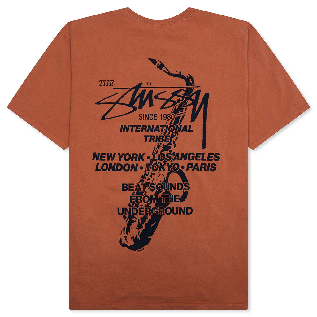 Beat Sounds Pigment Dyed Tee Rust