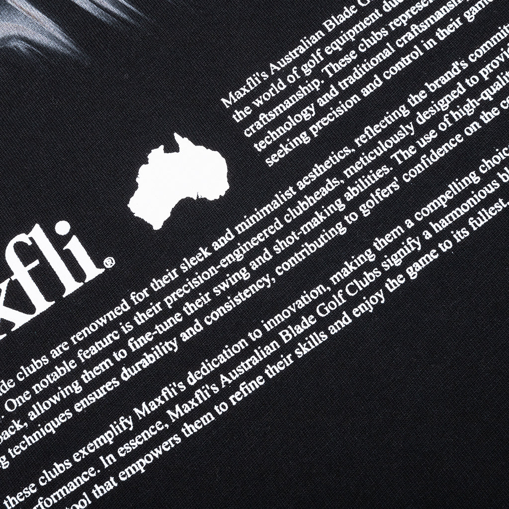 Metalwood x Maxfli Aussie Blade T Shirt Black