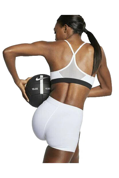 Nike Womens Light Support Padded Sports Bra White