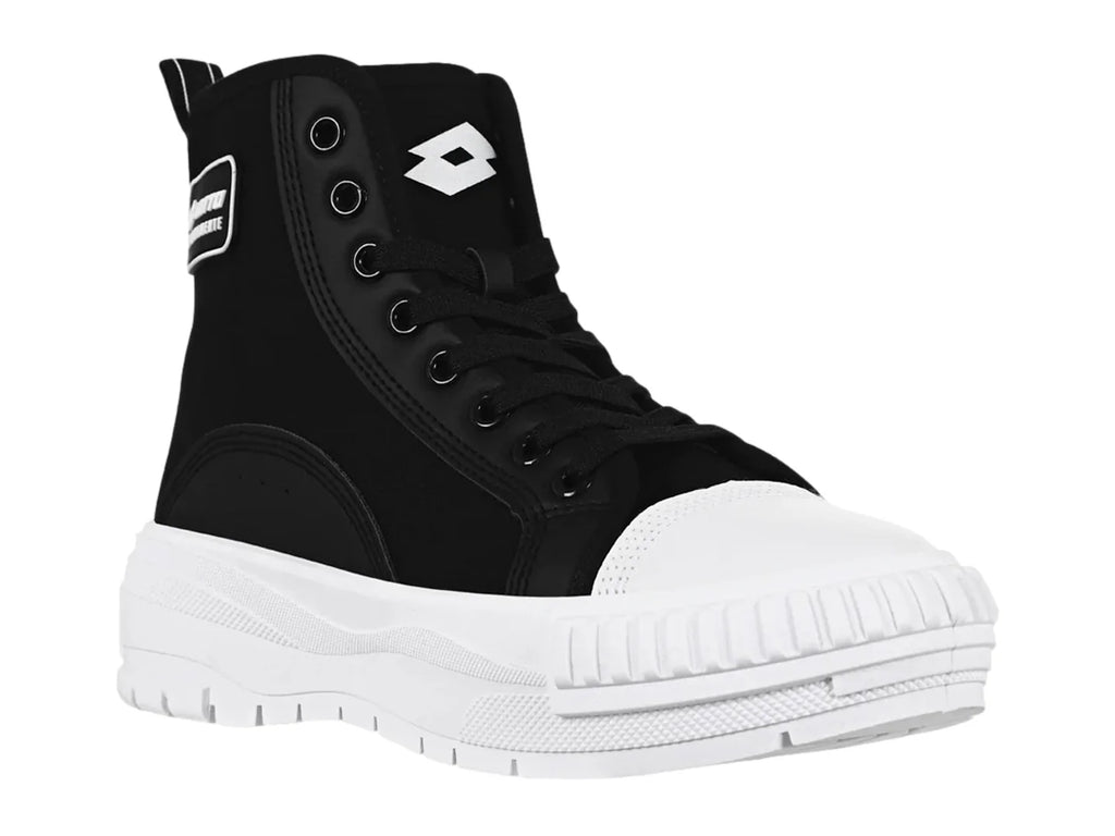 Tenis Lotto Ruvin Negro y Blanco para Mujer