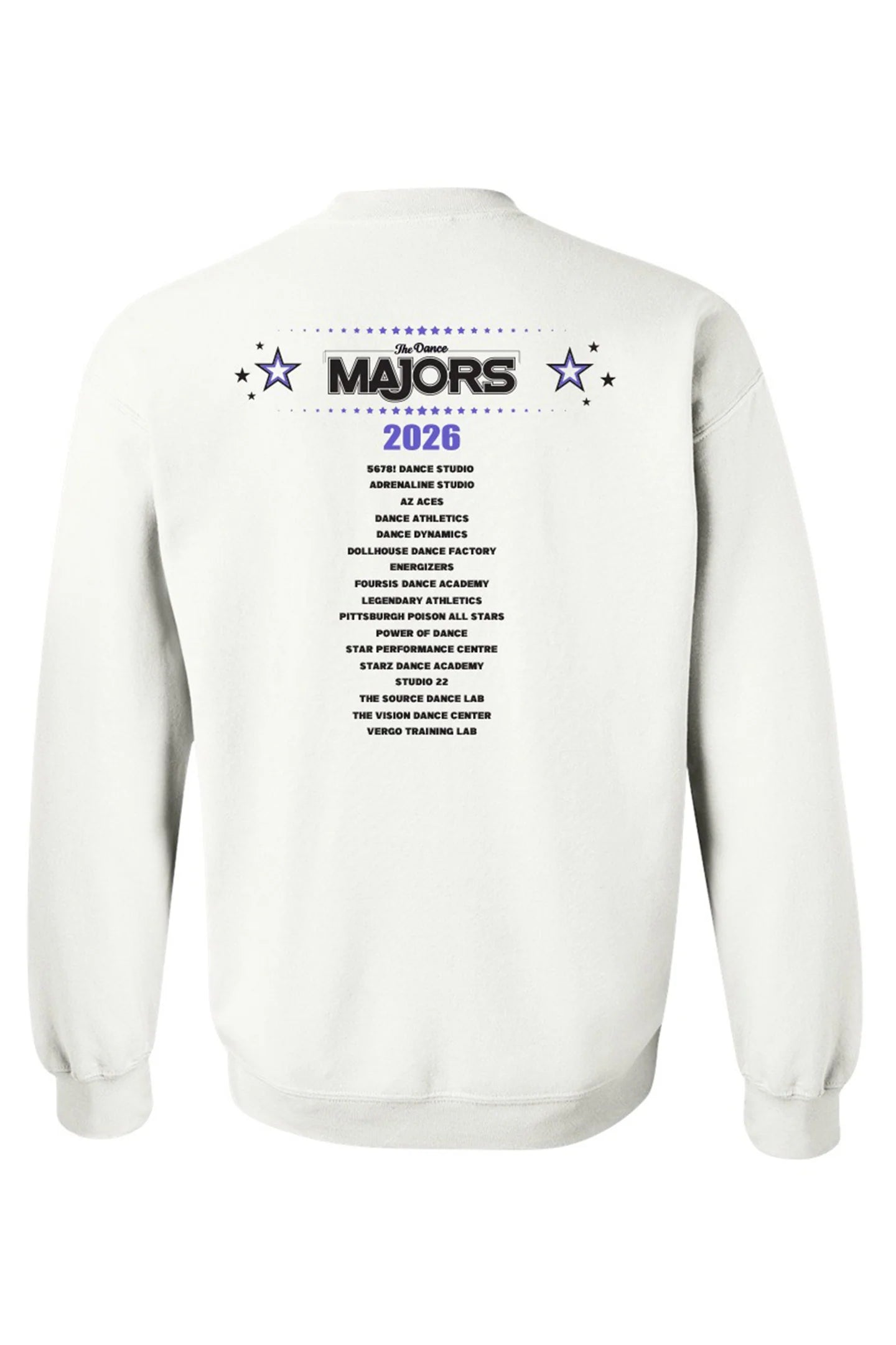 2026 Dance Majors Event Sweat