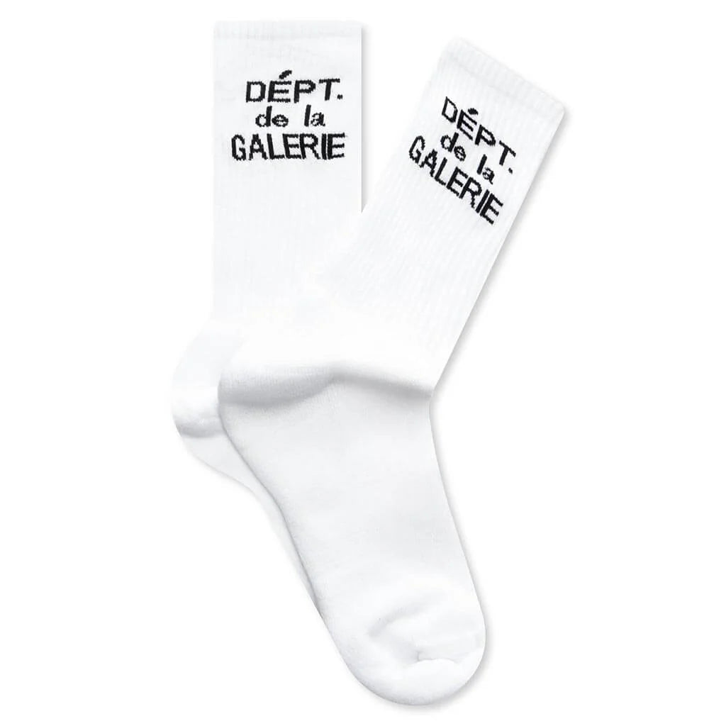 French Clean Socks Clean White