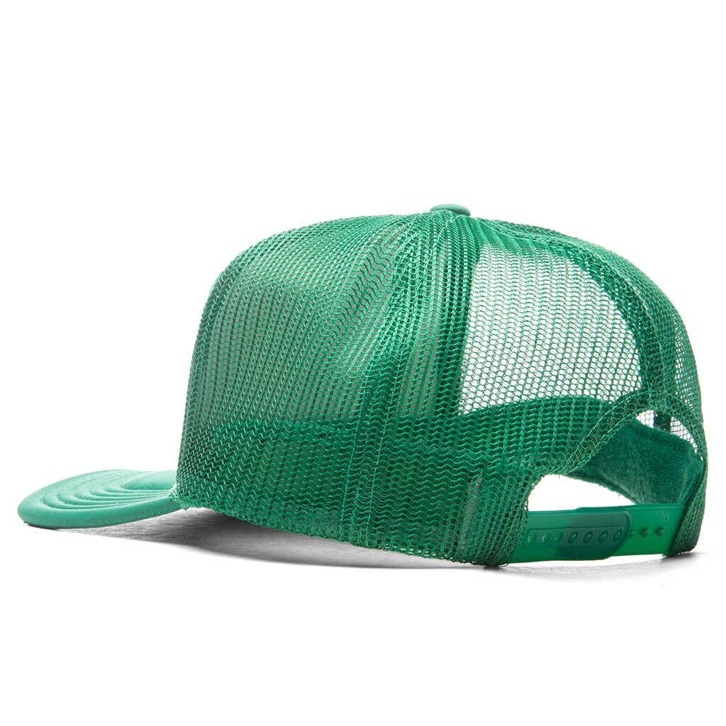 Spike Trucker Hat Kelly Green