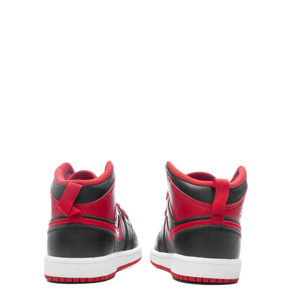Air Jordan 1 Mid TD Black Fire Red White
