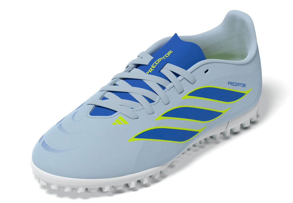 adidas Predator Club TF Turf Youth Soccer Cleats Sky Blue Yellow