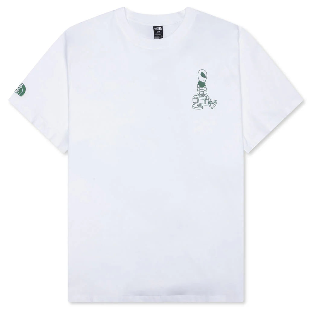 Alien Relaxed S S Graphic Tee White