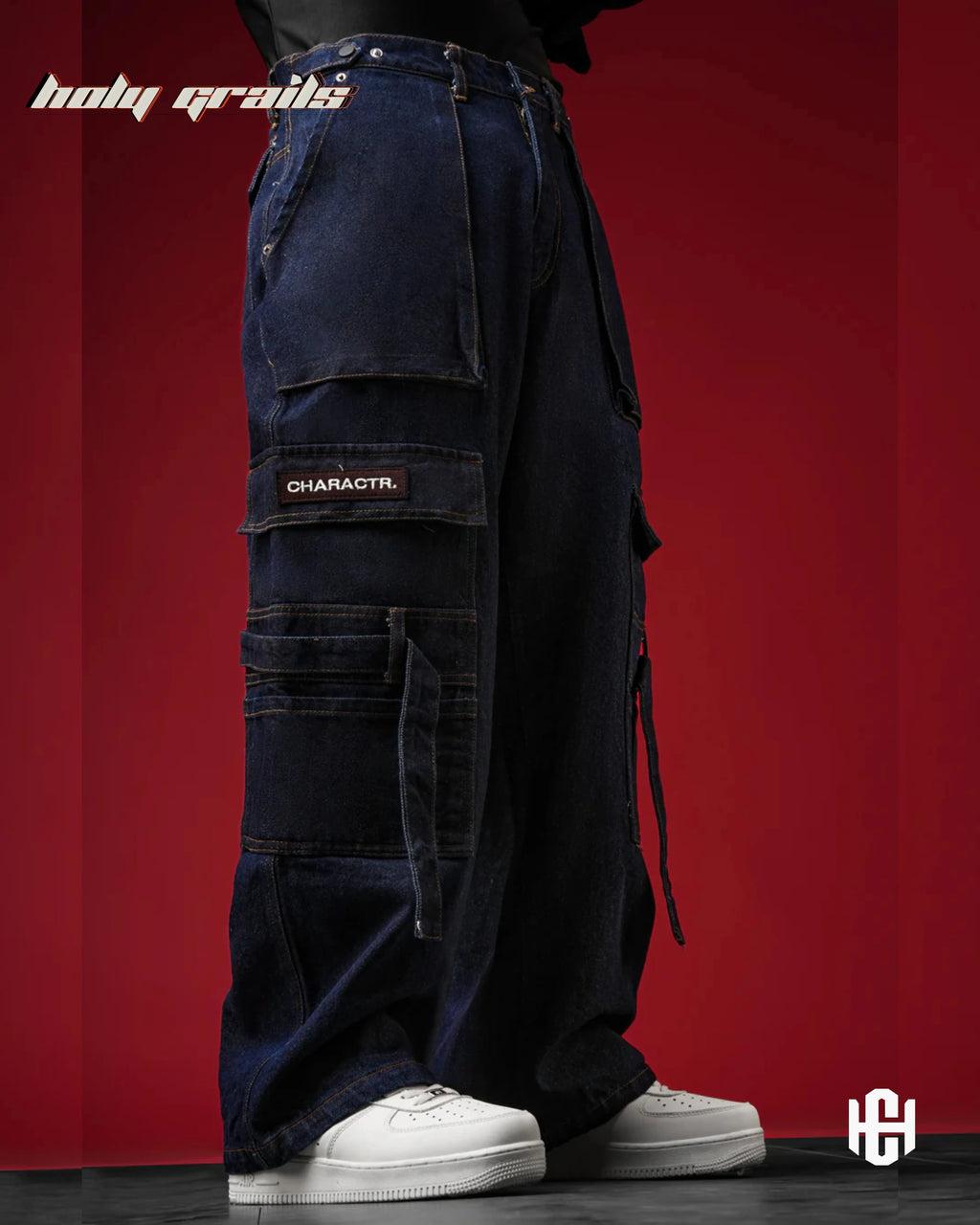 Raw Denim Deep Blue Pants HG x Charactr