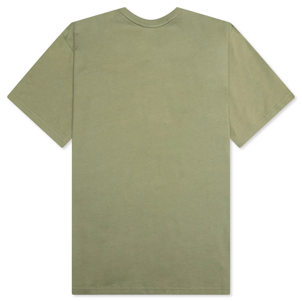 BB Linework S S Knit Oil Green