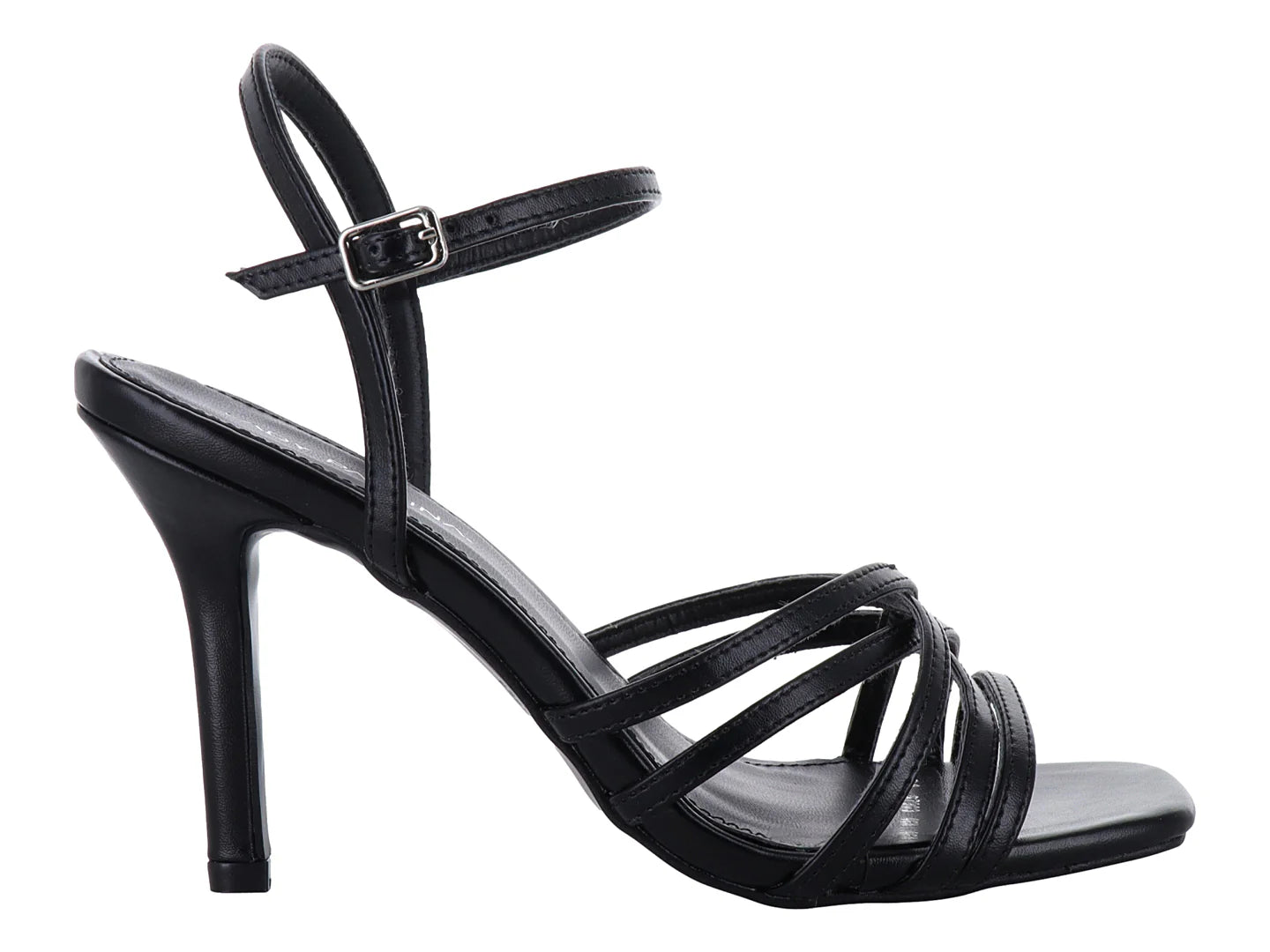 Sandalias Lady Paulina Negro Metálico para Mujer
