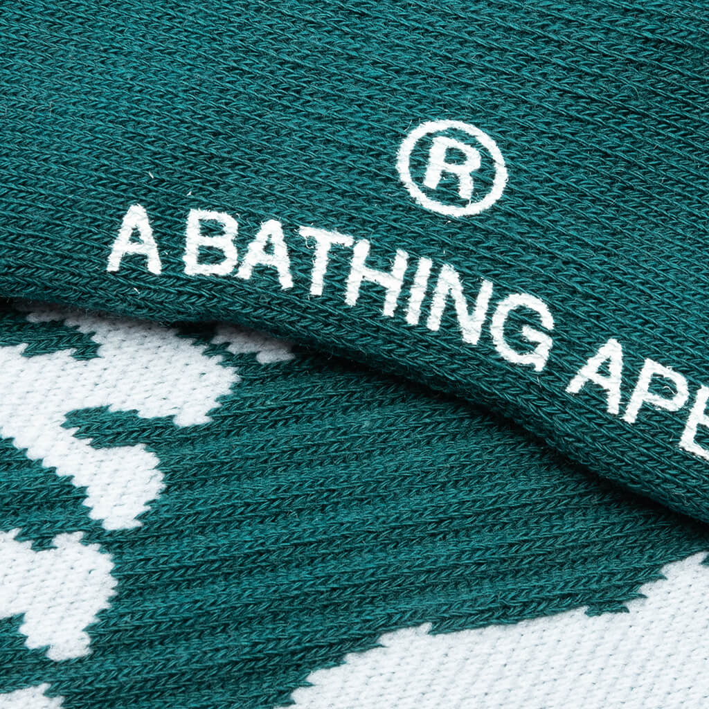 College Socks Green