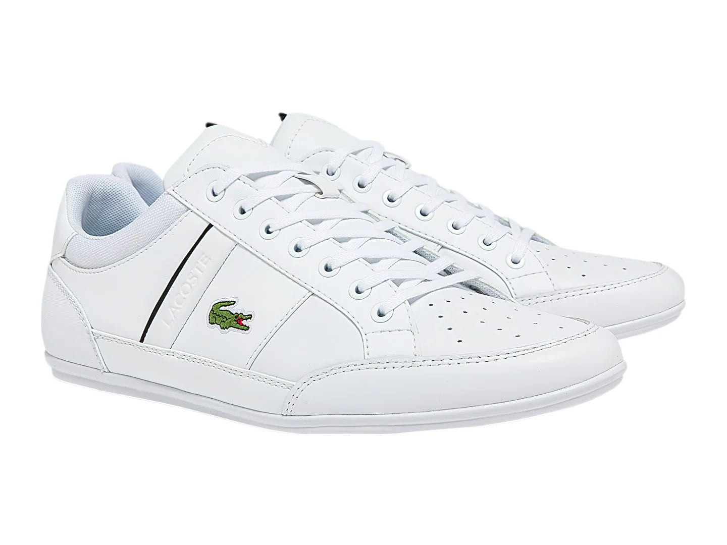 Tenis Lacoste Chaymon Blanco y Negro para Hombre
