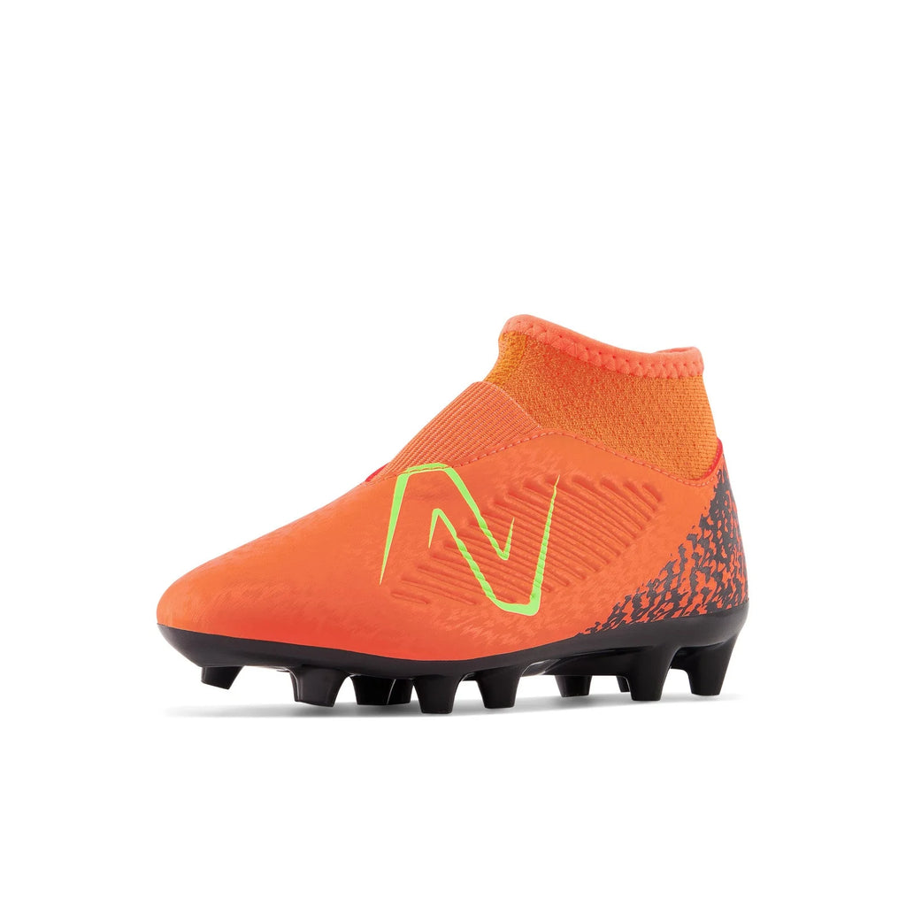 New Balance Tekela V4 Magique Junior FG Firm Ground Soccer Cleats Neon Dragonfly