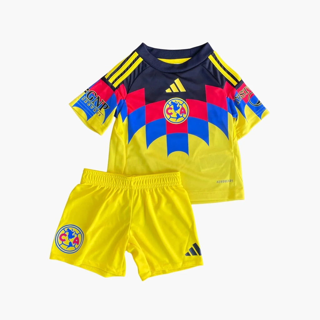 adidas Club América 25 26 Home Baby Kit Kids Yellow