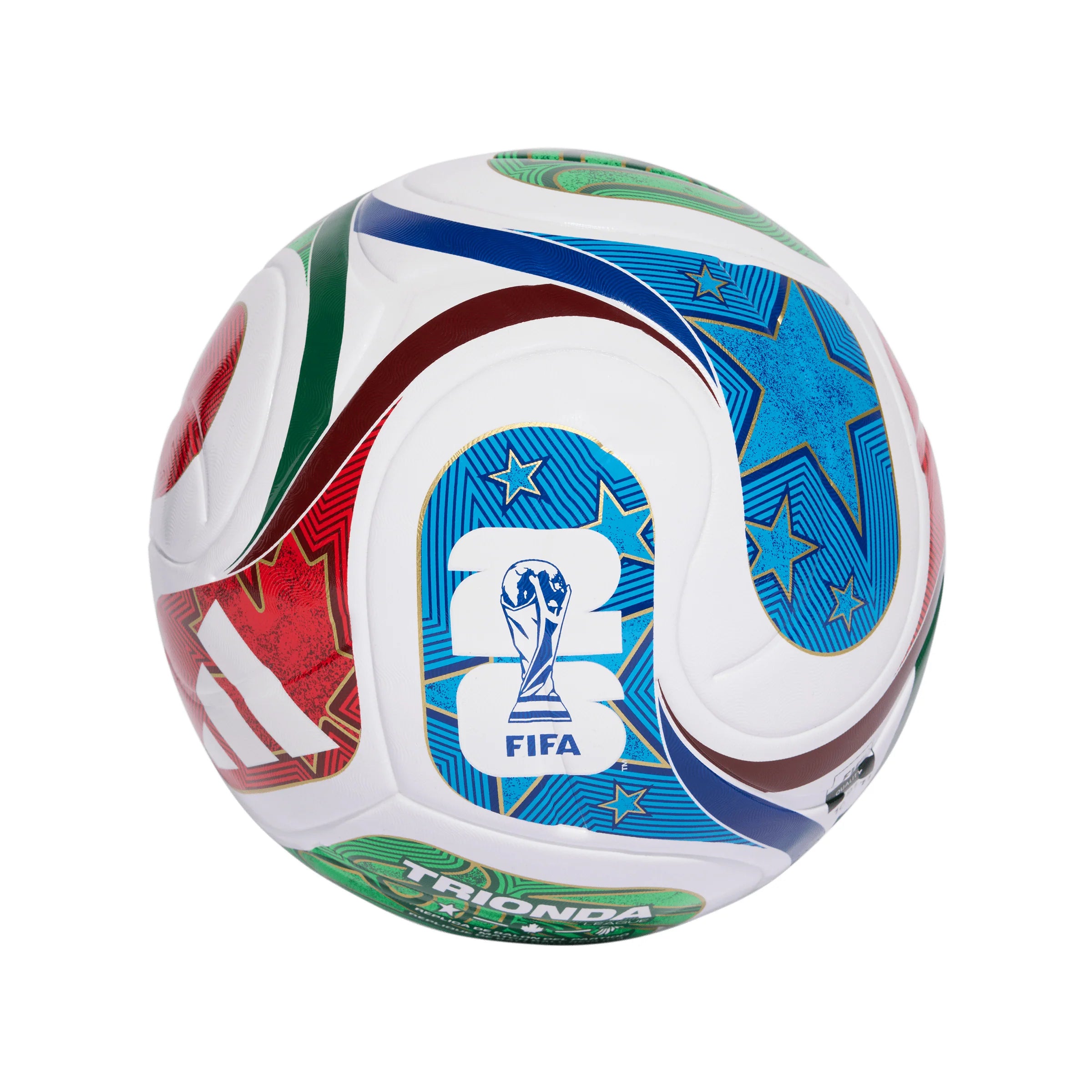 adidas FIFA World Cup 26 Trionda League Soccer Ball White Blue Red