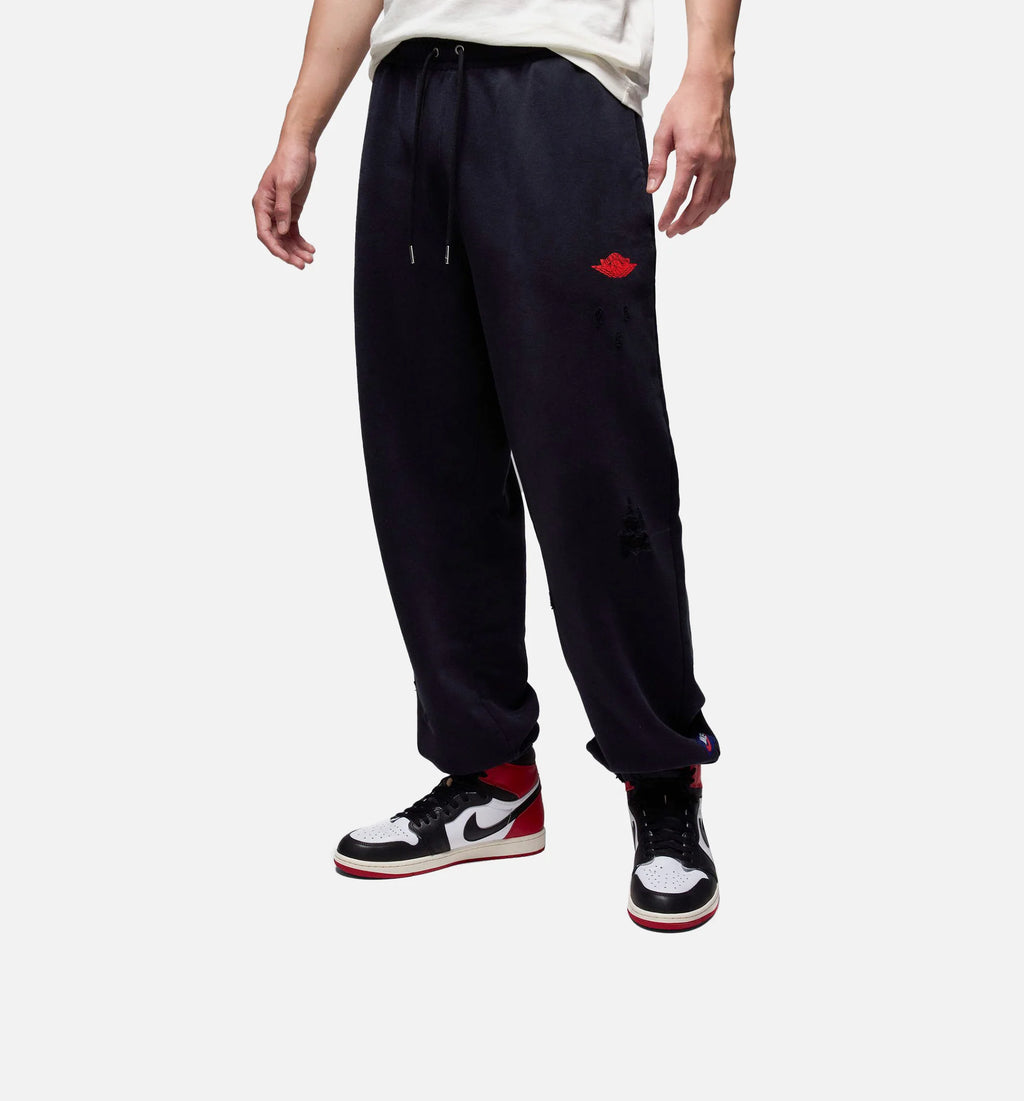 JDN Rare Air Fleece Mens Pant Black Red