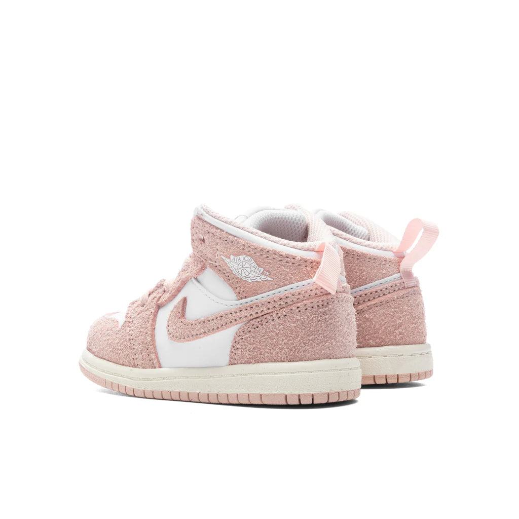 Air Jordan 1 Mid SE TD White Legend Pink Sail