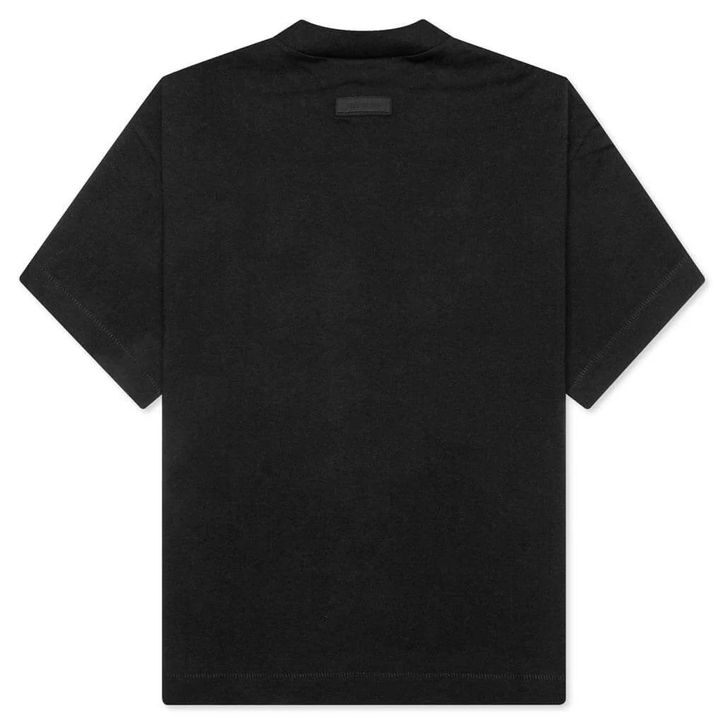 Kids Crewneck T Shirt Jet Black