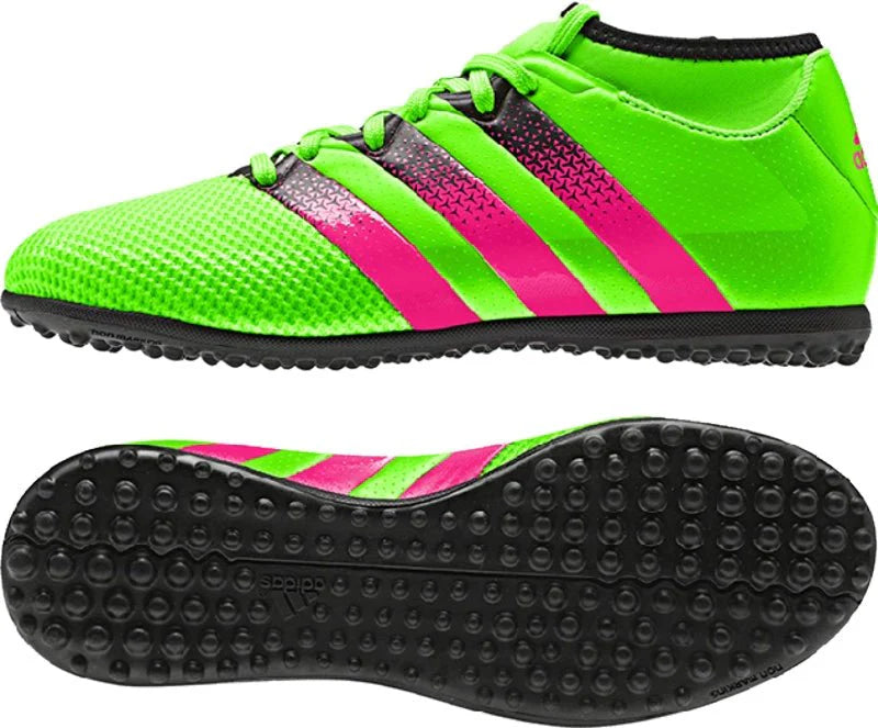 adidas ACE 163 Primemesh TF Youth Turf Soccer Cleats Green Pink Black