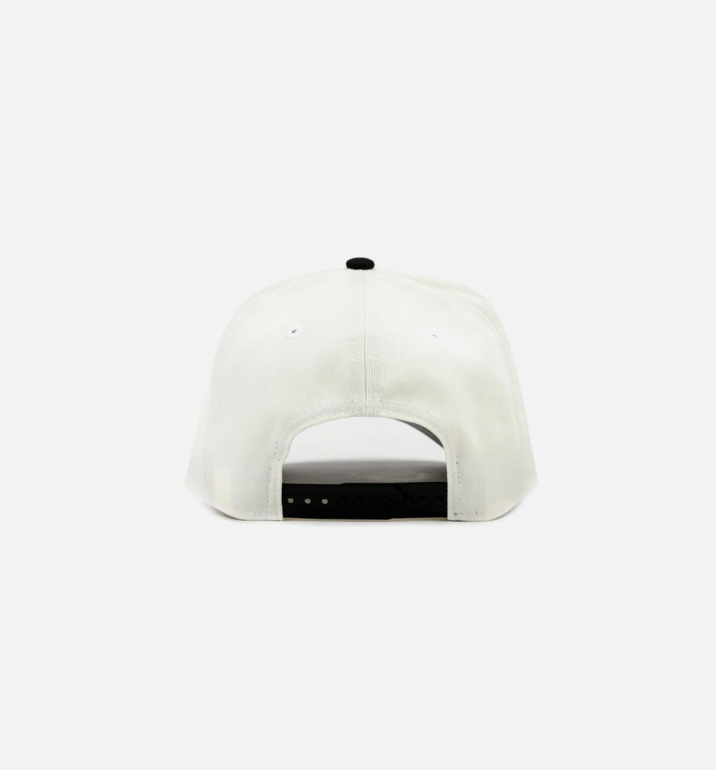 Los Angeles Dodgers Chrome Logo 9Forty Snapback Mens Hat Black White
