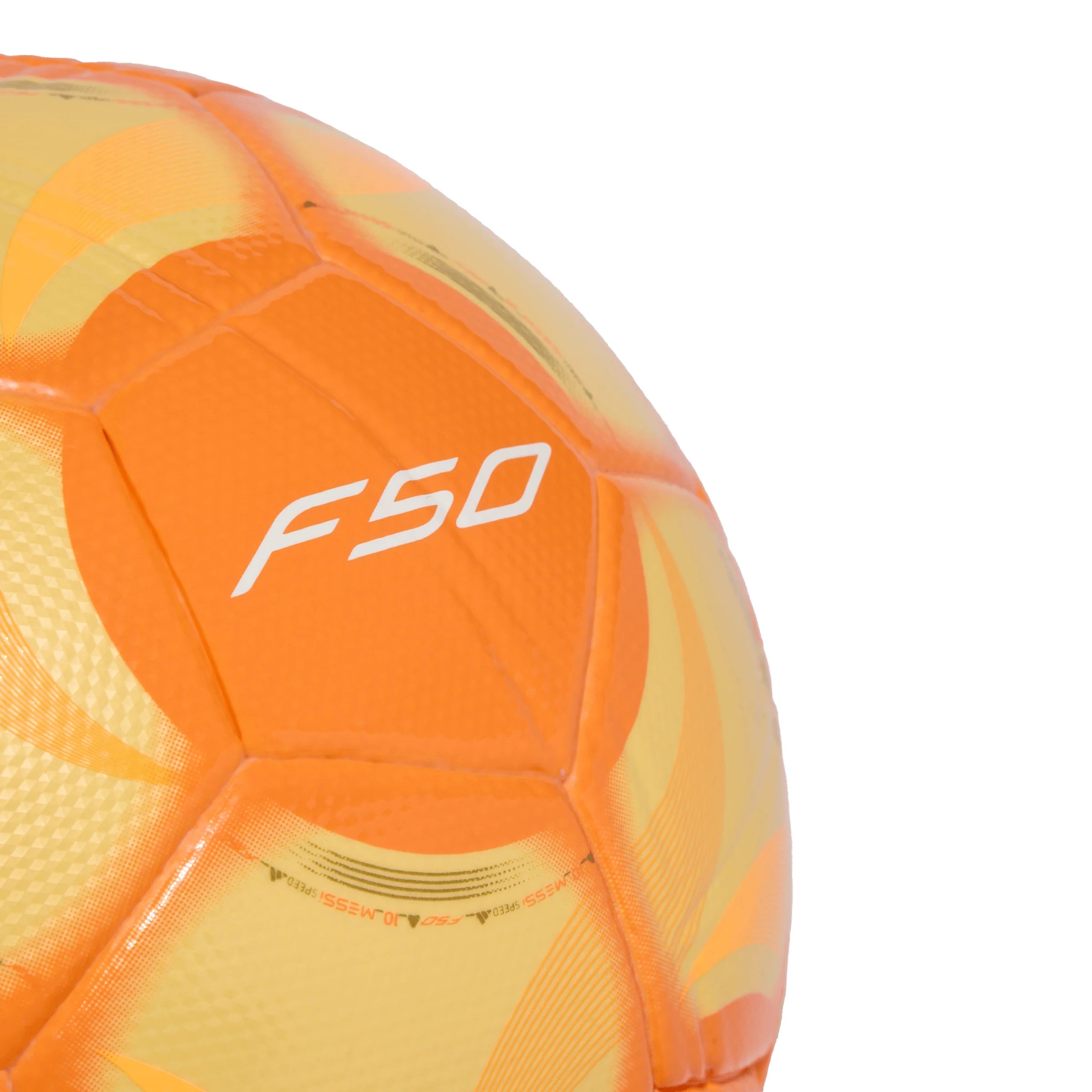 adidas Messi League Soccer Ball Orange White