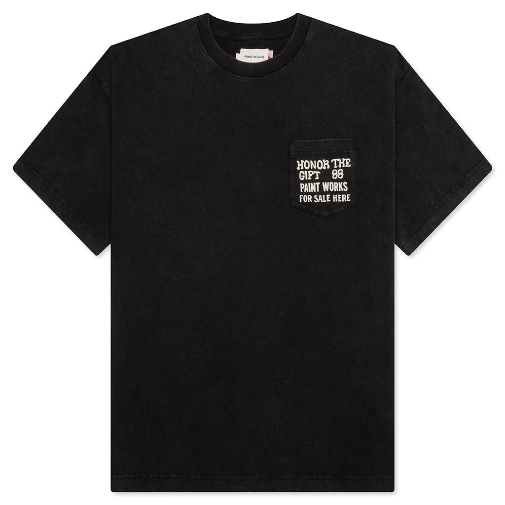 Paint Works Tee Black