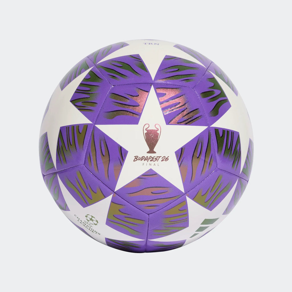 adidas UEFA Champions League Final Training Soccer Ball Purple White