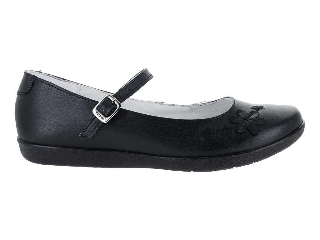 Zapato Escolar Yuyin Negro para Niña