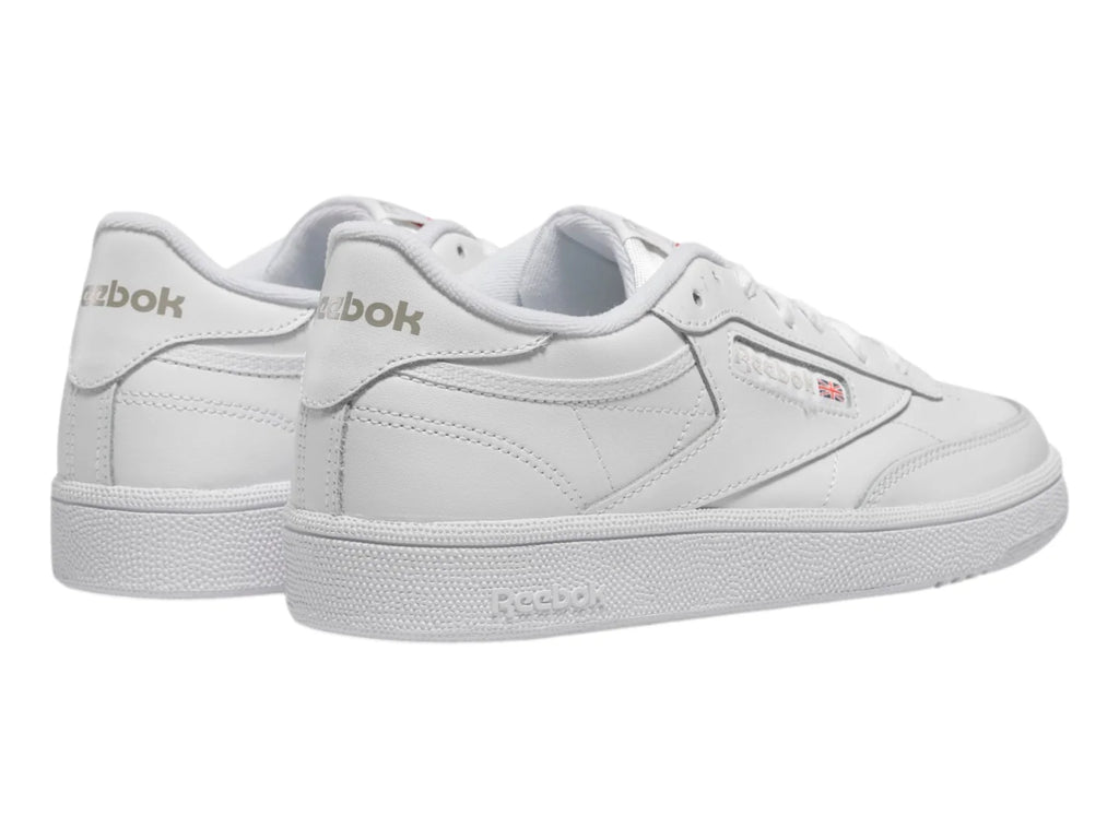 Tenis Reebok Club C 85 Blanco y Gris para Mujer