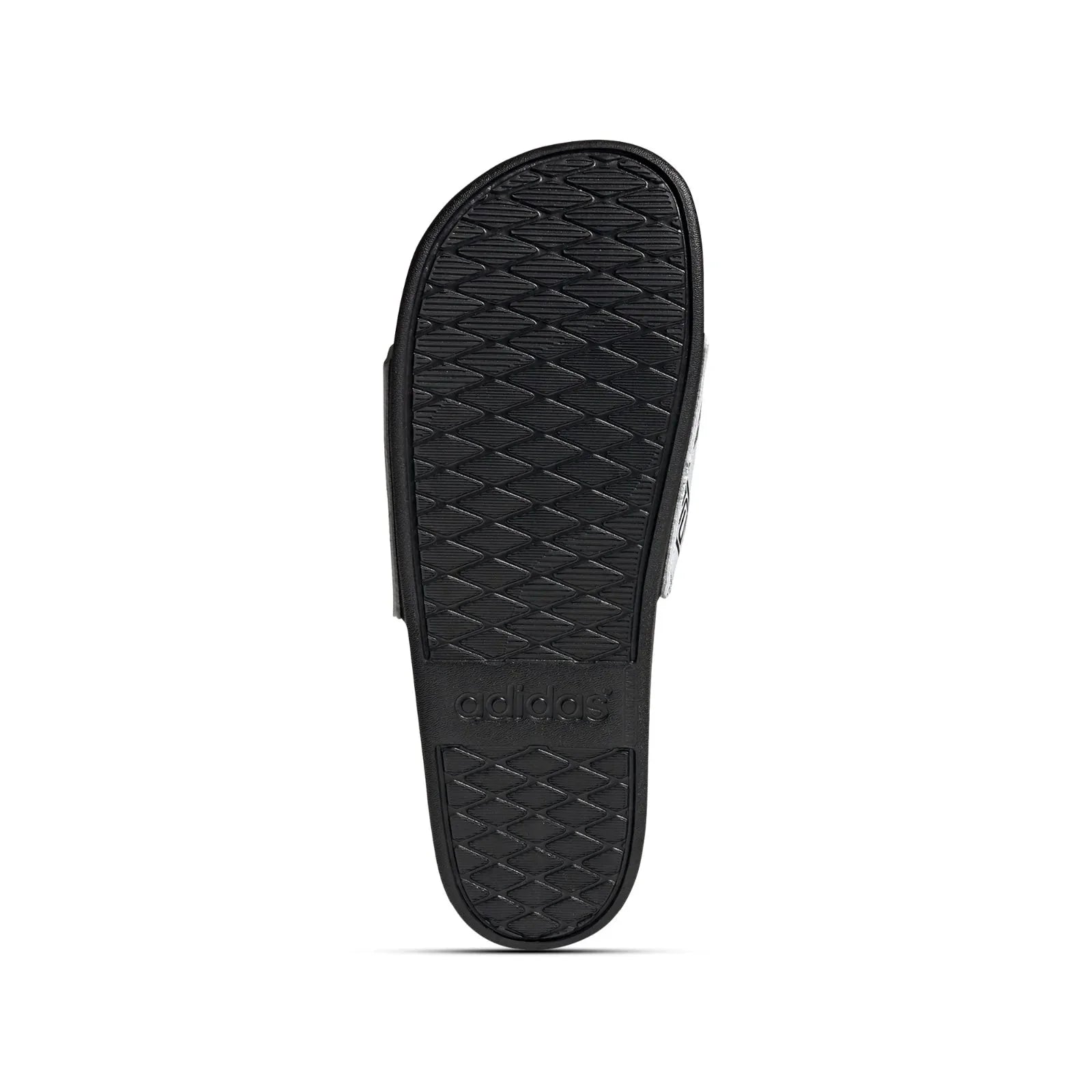 adidas Mens Adilette Comfort Slides White Black