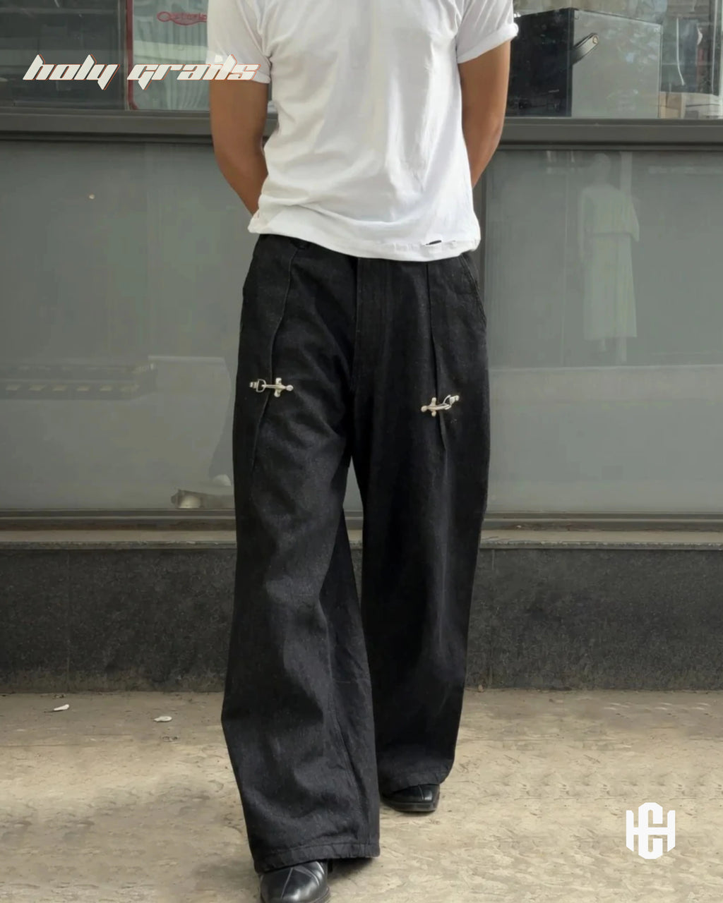 Clasp Denims Black Jeans HG x Charactr