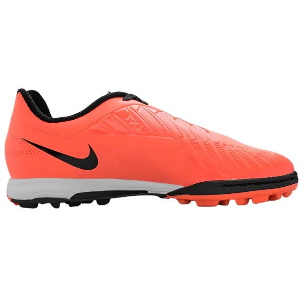 Nike Jr T90 Shoot IV TF Turf Soccer Cleats Bright Mango Black Total Crimson
