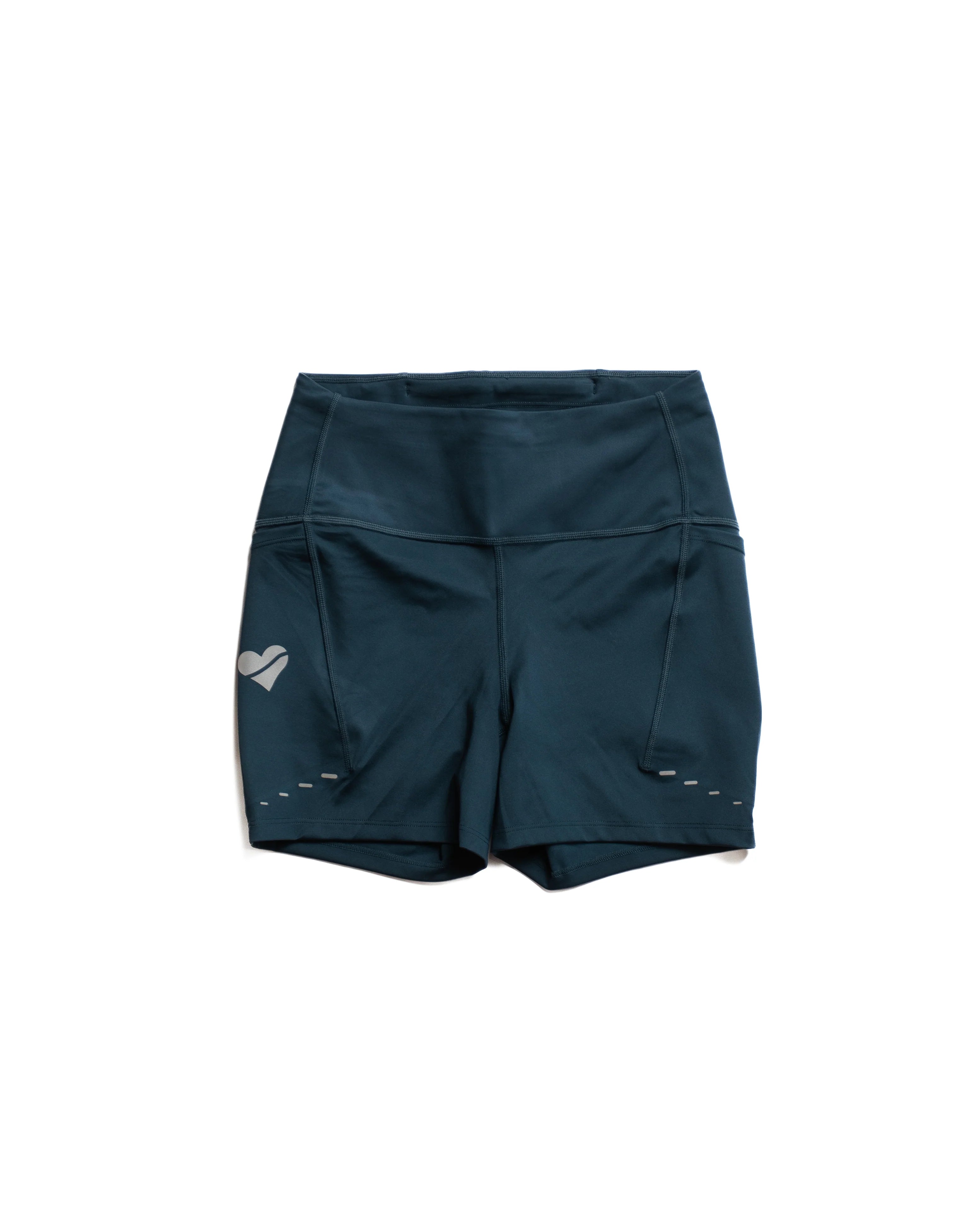Nike Womens High Waisted 4 Tight Running Shorts with Pockets