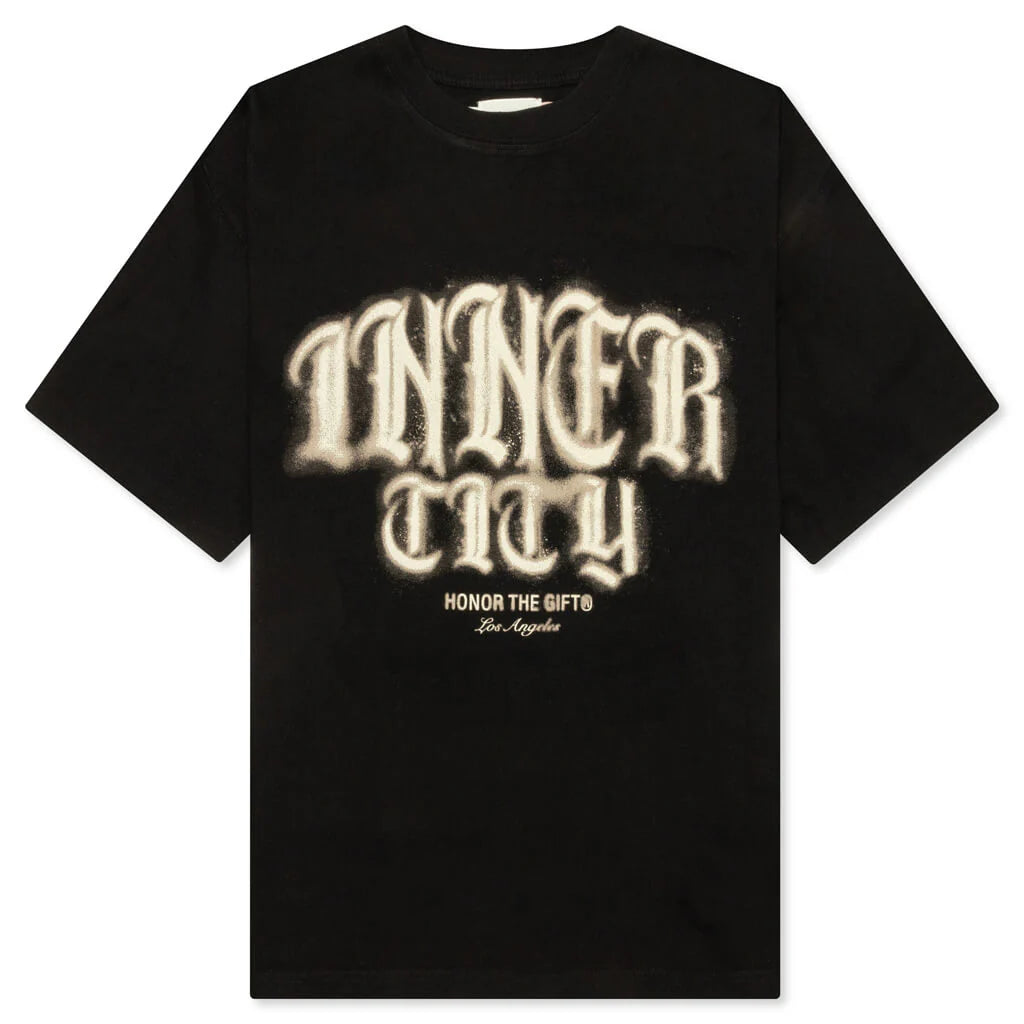 Stamp Inner City Tee Black
