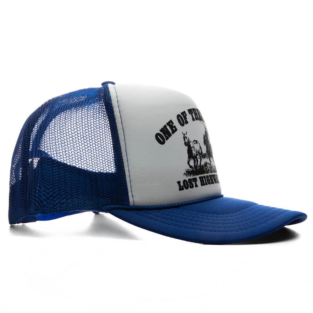 Lost Highway Trucker Royal Blue White