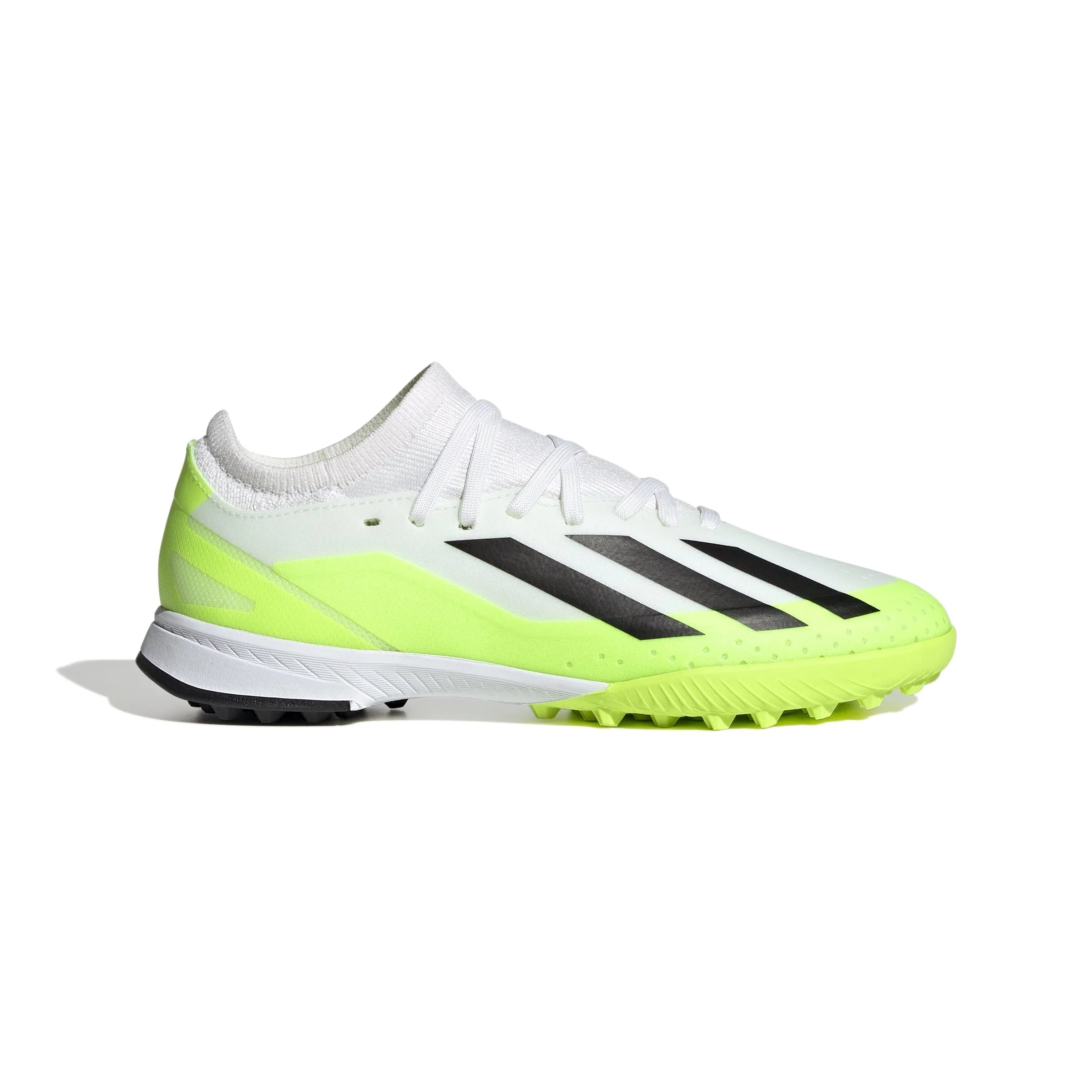 adidas X Crazyfast3 TF Junior Turf Soccer Cleats White Black