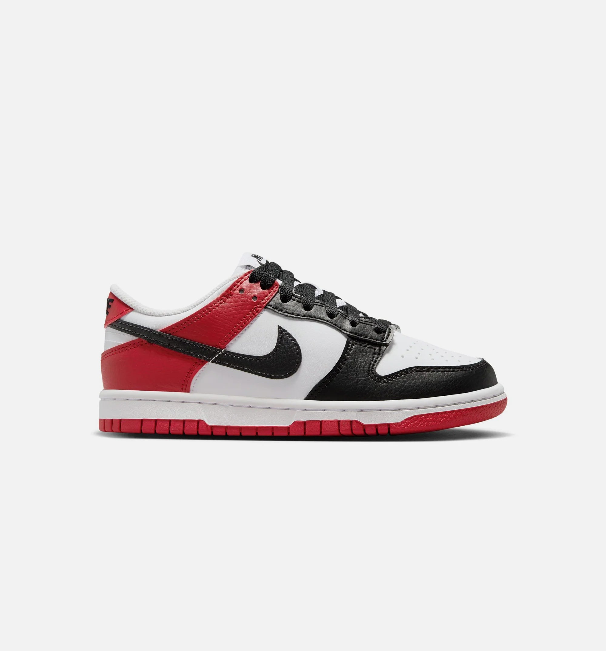 Dunk Low Grade School Lifestyle Shoe Black Gym Red White