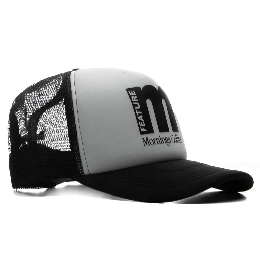 Morning Service Coffee Trucker Black White