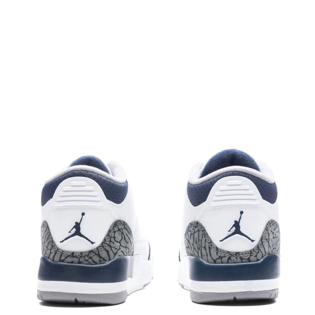 Air Jordan 3 Retro PS White Midnight Navy Cement Grey