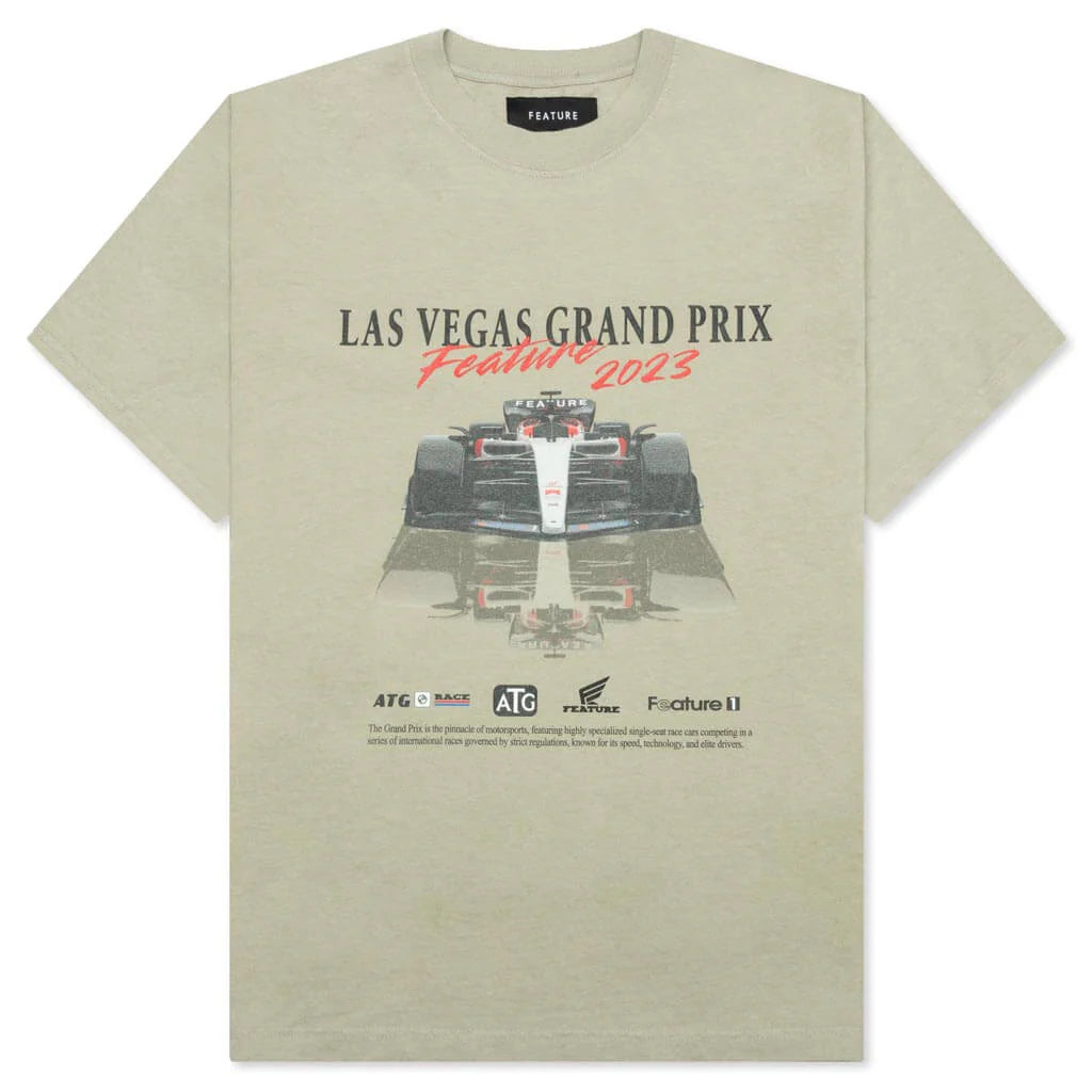 Grand Prix Tee Oil Green