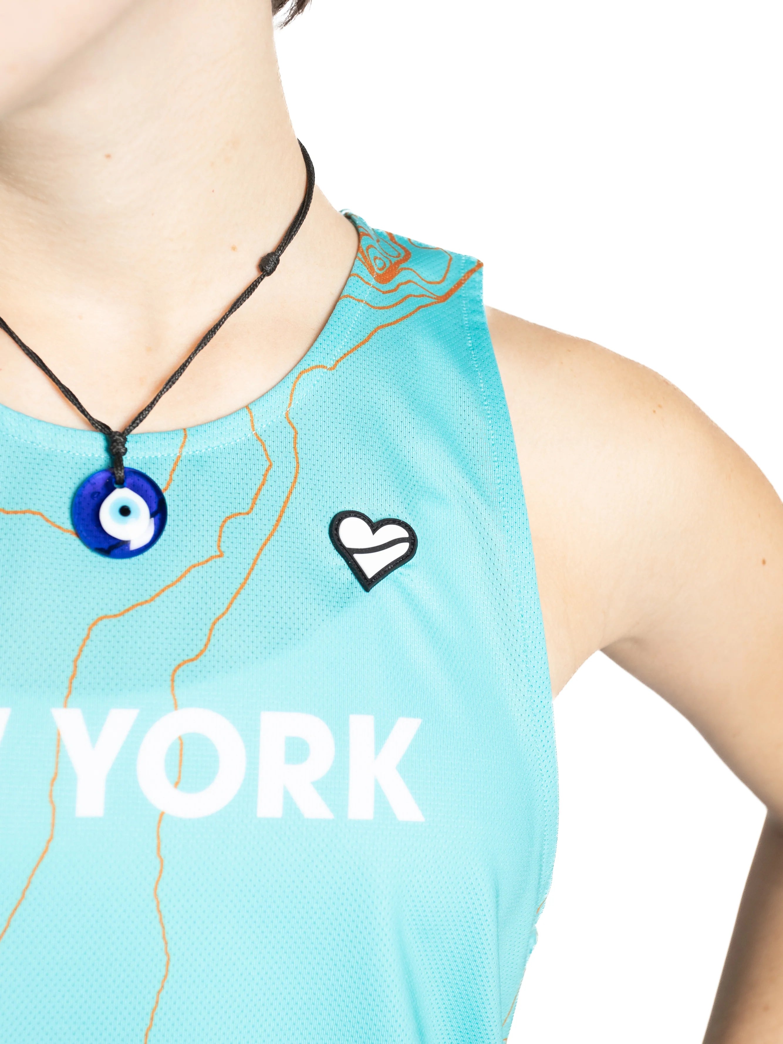 Heartbreak Womens New York Crop Singlet