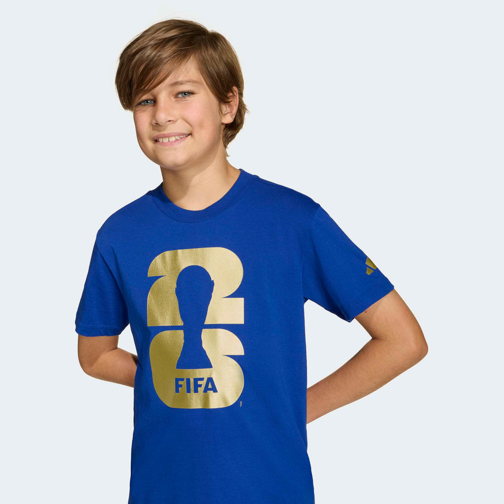 adidas FIFA World Cup 2026 Official Emblem Mens Soccer T Shirt