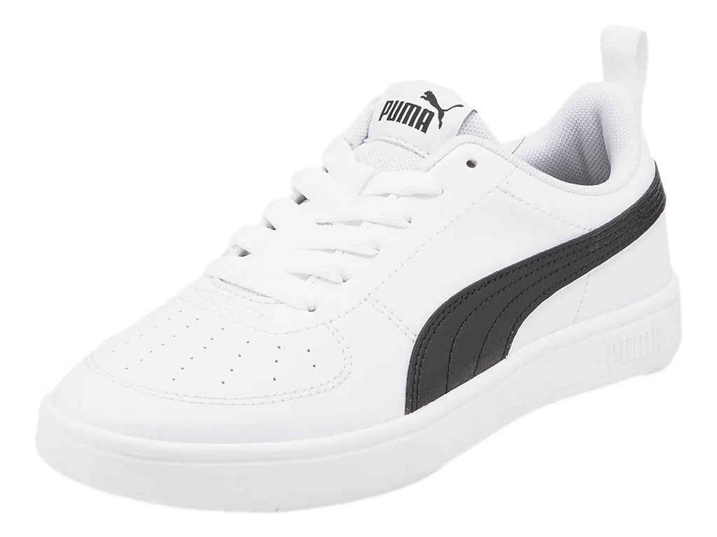 Tenis PUMA Rickie JR Blanco y Negro para Niño