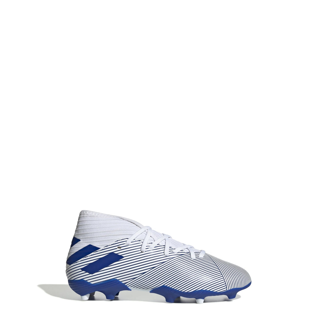 adidas Nemeziz 193 FG Firm Ground Youth Soccer Cleats White Royal