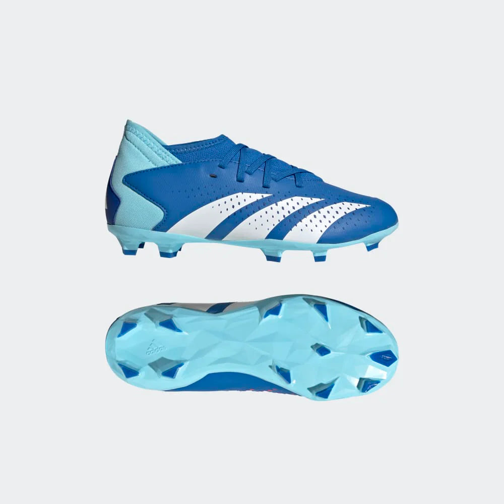 adidas Kids Predator Accuracy3 FG Firm Ground Soccer Cleats Royal White