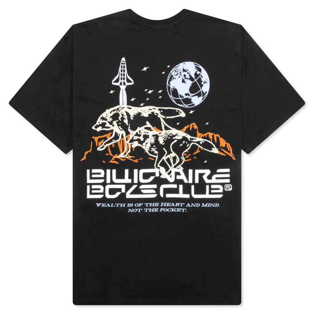 BB Wolves S S Knit Oversized Fit Black
