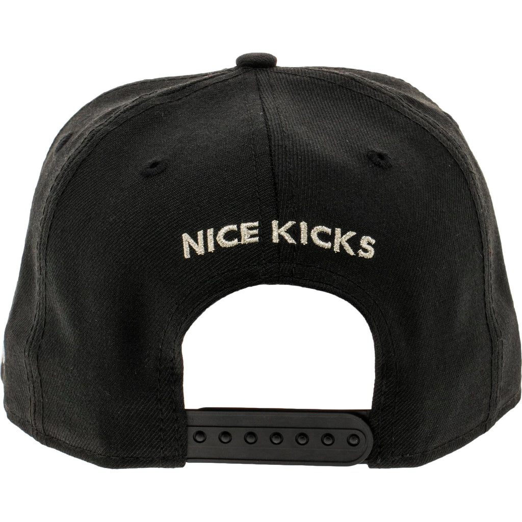 New Era X Nice Kicks 9Fifty Snapback Hat Black Silver