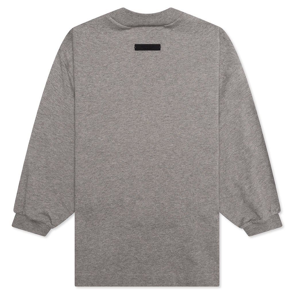 Kids Jersey Long Sleeve Tee Heather Gray