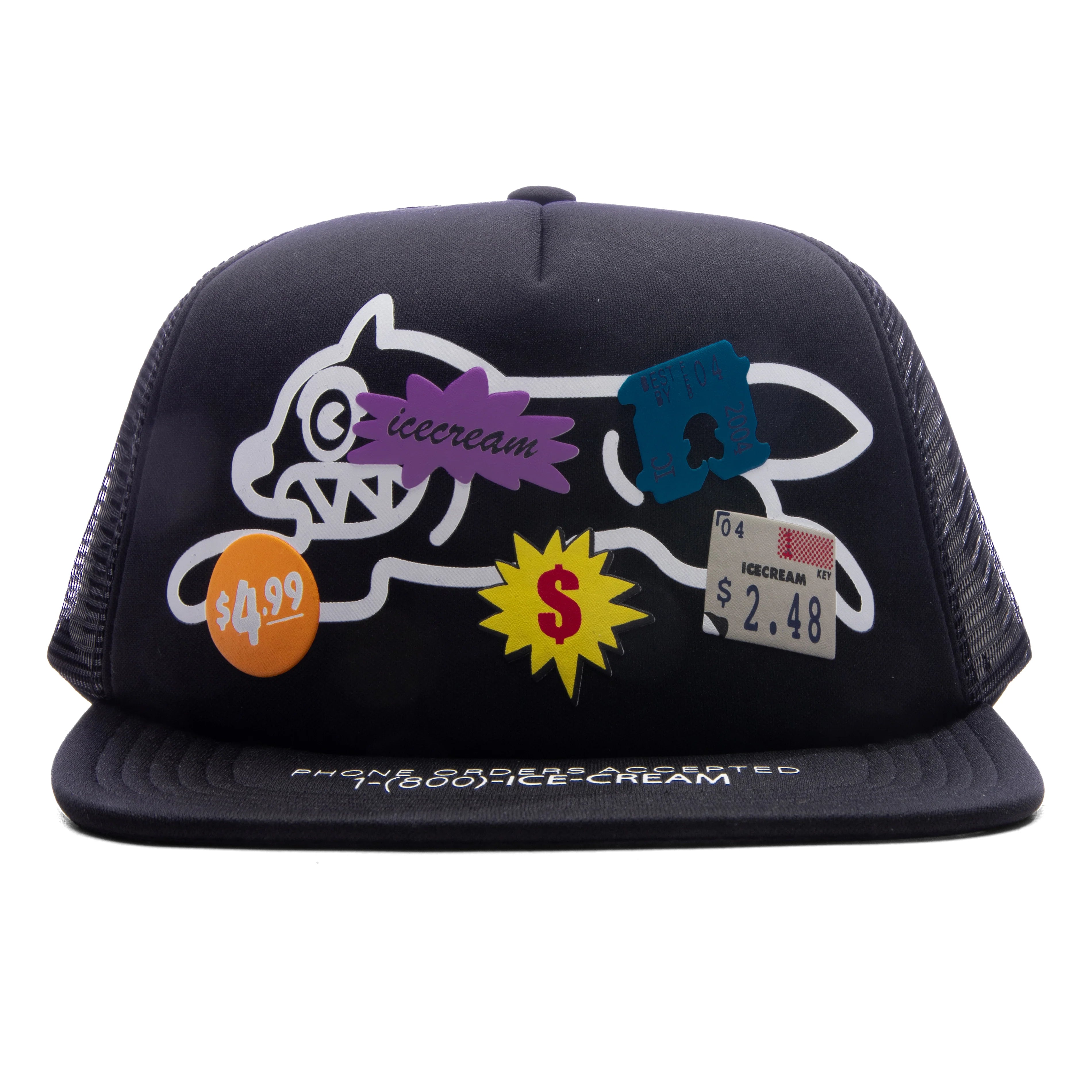 Two For Five Trucker Hat Black